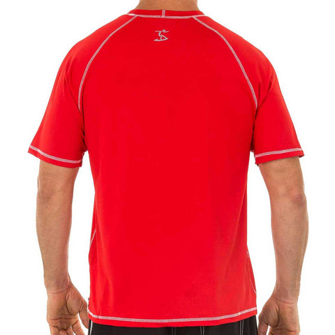 Men's Running Short Sleeve UPF 50+ Rash Guard Shirt