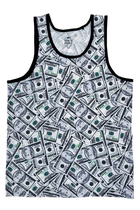 Men's Graphic Tank Top Muscle Workout Beach Sleeveless Shirt