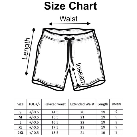 Men's Swimming Trunks Elastic Swimwear Shorts 4 Ways Stretch 19'' length