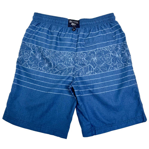 Men's Swim Trunks, Above the Knee, Shorts 9 Inch Long, Quick Dry, With Pockets