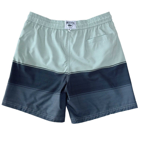 Men's Beach Swim Trunks Above the Knee Shorts Quick Dry with Pockets Nautical Prints