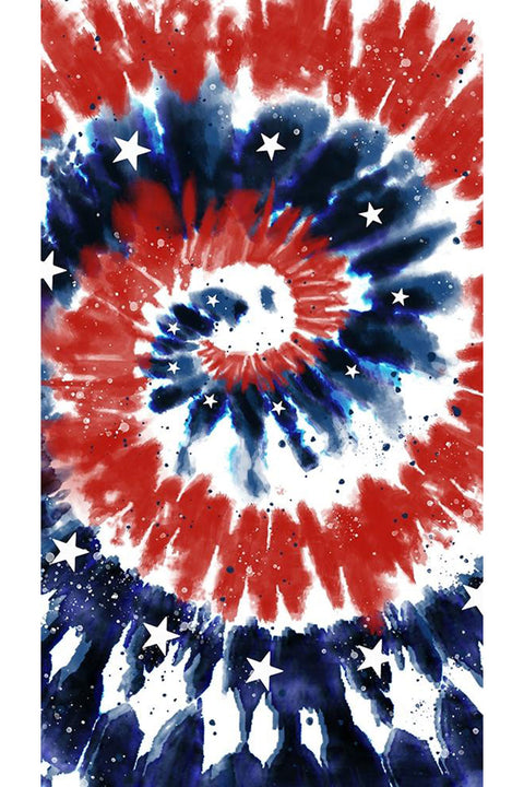 Cotton Velour Patriotic Beach Towel