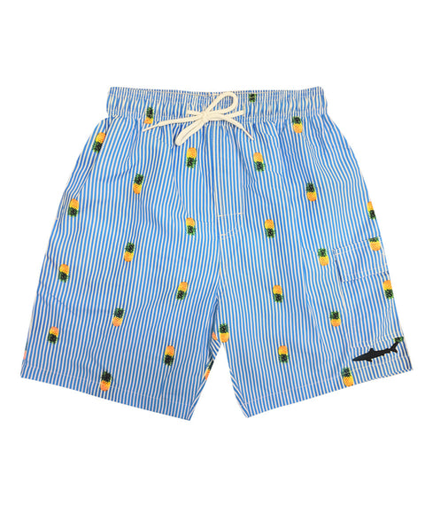 Boys Swim Shorts Fast Dry, Pineapple Print