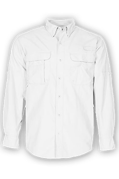 Men's Performance Long Sleeve Button Up Quick Dry Shirt 50+ UPF