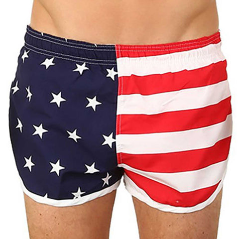 Men's Swim Trunks Nylon Boxer Shorts Running Shorts