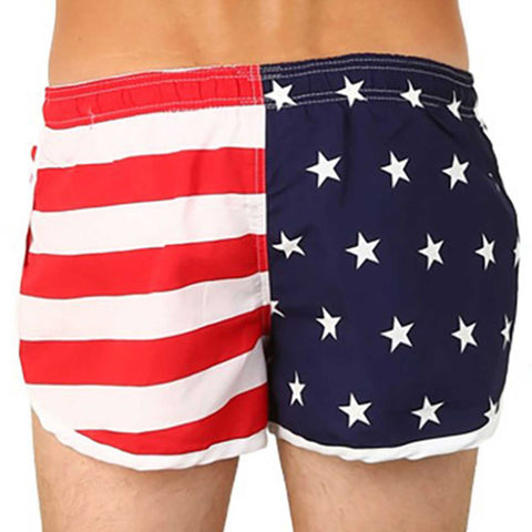 Men's Swim Trunks Nylon Boxer Shorts Running Shorts