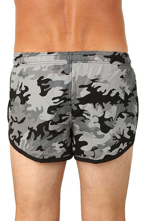 Men's Swim Trunks Nylon Boxer Shorts Running Shorts