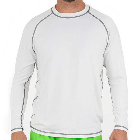 Men's Running Long Sleeve UPF 50+ Rash Guard Shirt