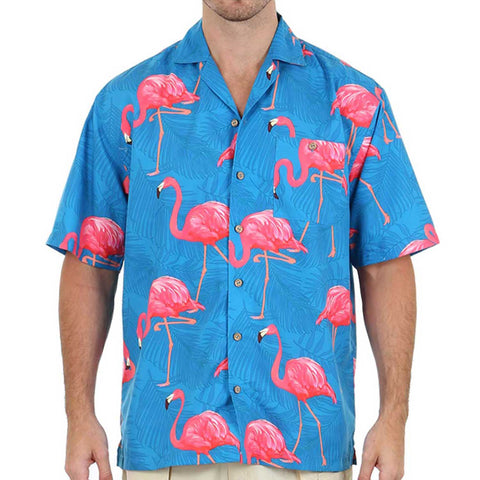 Men's Hawaiian Casual Short Sleeve Beach Surf Aloha Party Shirt