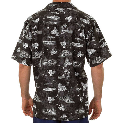 Men's Hawaiian Casual Short Sleeve Beach Surf Aloha Party Shirt