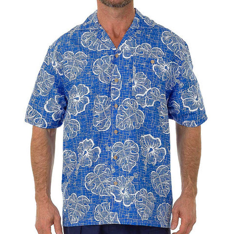 Men's Hawaiian Casual Short Sleeve Beach Surf Aloha Party Shirt