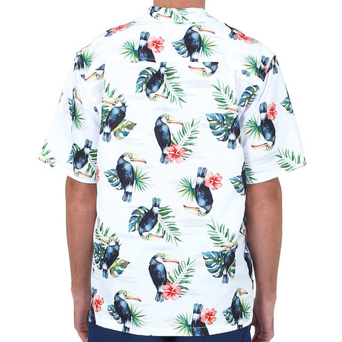 Men's Hawaiian Casual Short Sleeve Beach Surf Aloha Party Shirt