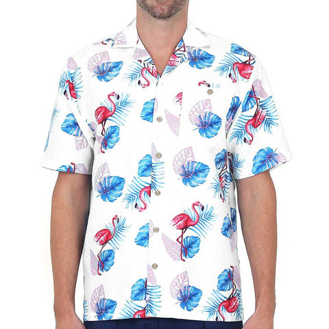 Men's Hawaiian Casual Short Sleeve Beach Surf Aloha Party Shirt