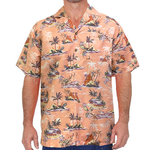 Men's Hawaiian Casual Short Sleeve Beach Surf Aloha Party Shirt