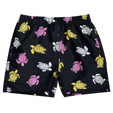 Kids Swim Shorts Turtle Print