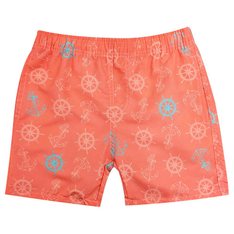 Kids Swim Shorts Nautical Print