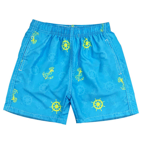 Kids Swim Shorts Nautical Print