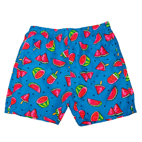 UZZI Kids Swim Shorts Fast Dry Fun Watermelon Print