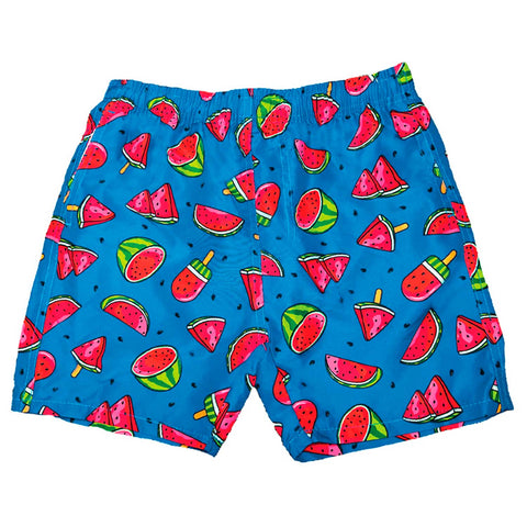 UZZI Kids Swim Shorts Fast Dry Fun Watermelon Print