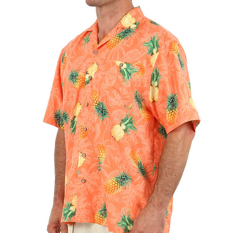 Men's Hawaiian Casual Short Sleeve Beach Surf Aloha Party Shirt