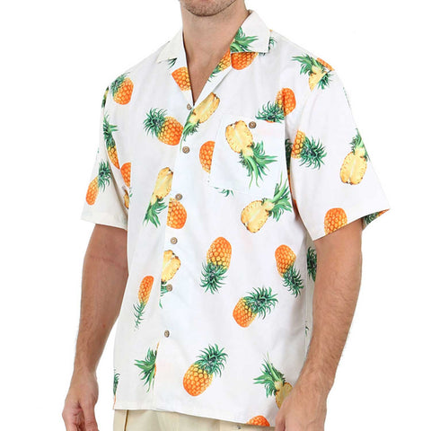 Men's Hawaiian Casual Short Sleeve Beach Surf Aloha Party Shirt