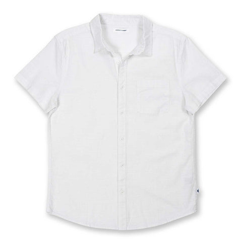 Men's Short Sleeve Cotton Casual Fit Button Down Shirt