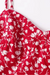 Floral Print Tie Shoulder Sleeveless Mini Dress