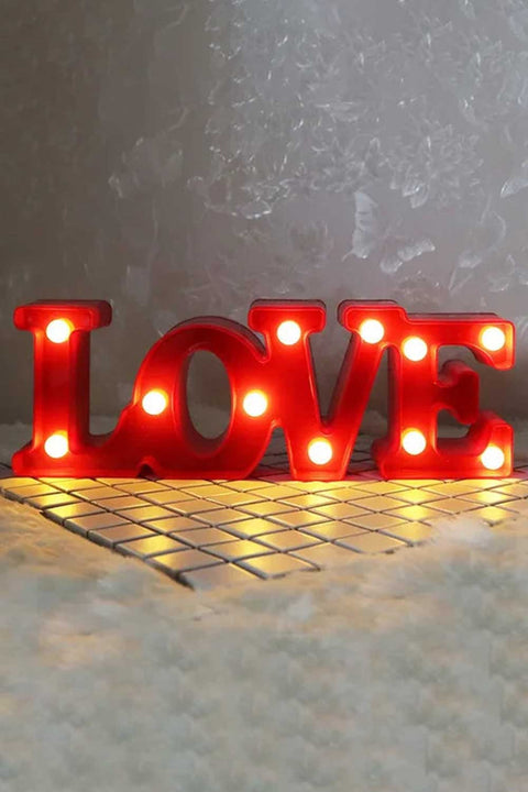 Love Light Up Sign Marquee Letters Battery Operated