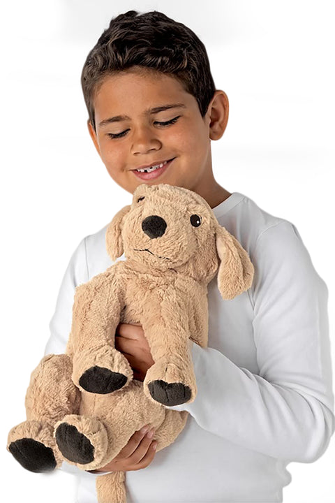 15 3/4" Dog Stuffed Animals Plush, Soft Cuddly Golden Retriever Small Plush Toys