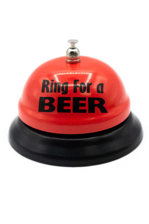 Novelty Desk Call Bell Ring for Fun Party "Bell Ring for a Beer"