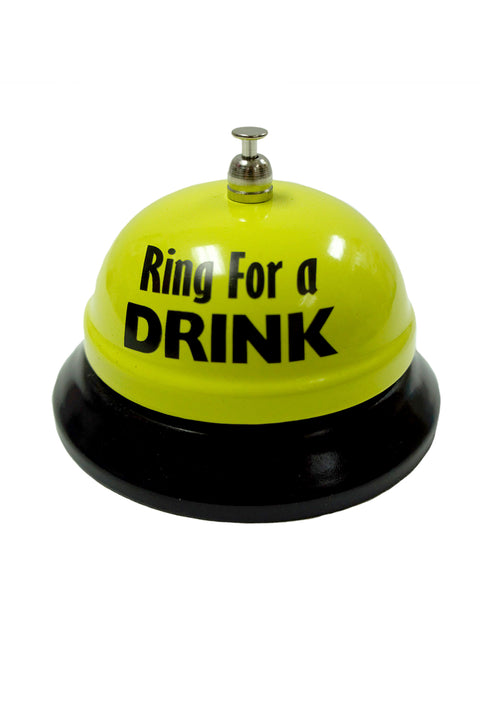 Novelty Desk Call Bell Ring for Fun Party "Ring for a Drink"
