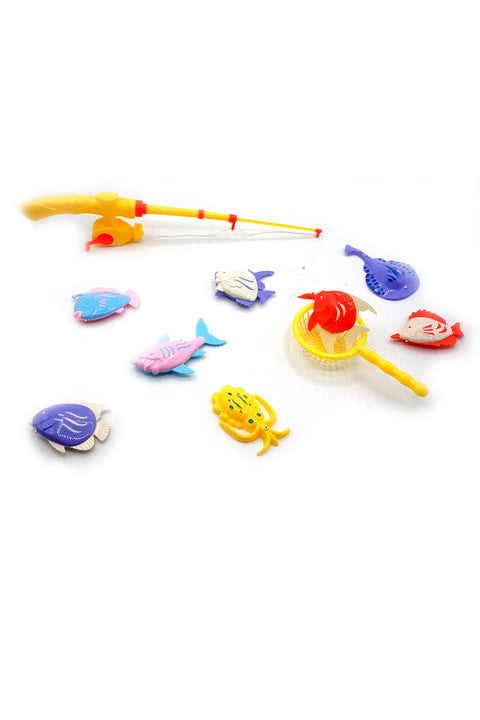 Large Carded Magnetic Fishing Toy 10 Pieces Set