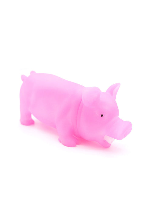 8 Inch Soft Plastic Squeezable The Dark Glow Squealing Pig
