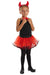 Halloween Red Devil Costume Set: Tutu, Horns, Bow, and Tail for 2-10 Years