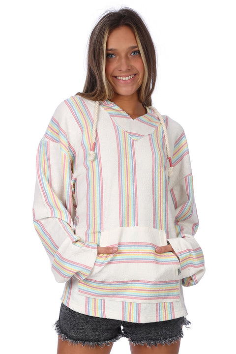 Women's Hoodie Hippie Surf Poncho Sweater Sweatshirt Pullover