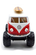 5" Fun Stuff Toy Cars Red VW Bus, No Box, Diecast - Vacay Land 