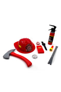 9 Pcs Firefighter Playset with Firefighter's Hat
