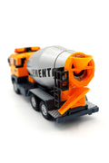 Construction Cement Truck Diecast Model Toy Car with Light & Sound, but NO Box