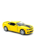 5" 2014 Chevy Camaro Diecast Model Toy Car, Yellow - Vacay Land 