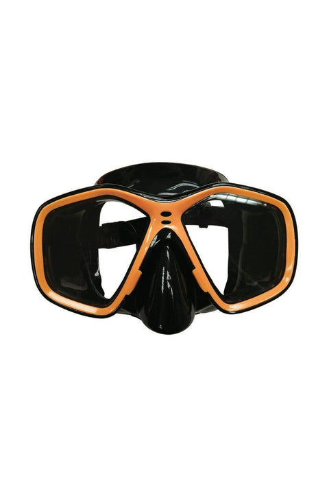 Adult Dive Gear Pro-Dive Series Silicone Orange/Black Mask 32ft