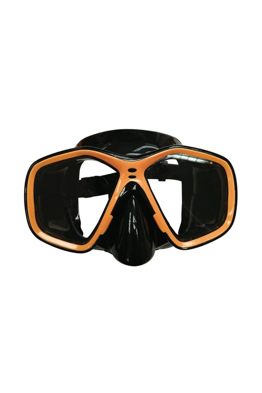 Adult Dive Gear Pro-Dive Series Silicone Orange/Black Mask 32ft - Vacay Land 