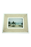 Rope Wood Picture Frame 6"x 4" - Vacay Land 