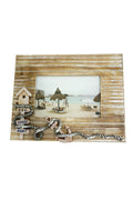 Sea House Boat Rustic Wood Picture Frame 6"x 4" - Vacay Land 