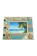 Anchor & Turtle Rustic Wood Picture Frame 6"x 4" - Vacay Land 
