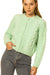 Women's Solid Color Mint Cardigan