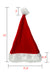 Santa Hat Plush Xmas Holiday, Hat For Party Supplies
