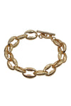 Women's Gold Oval Link Chain Bracelet - Vacay Land 