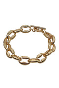 Women's Gold Oval Link Chain Bracelet - Vacay Land 