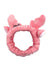 Women's Watermelon Pink Reindeer Antlers Headband for Washing Face, Makeup, Shower, Bath