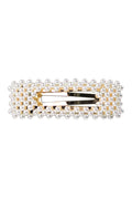 Women's Square Pearl Hair Clip Accessories - Vacay Land 